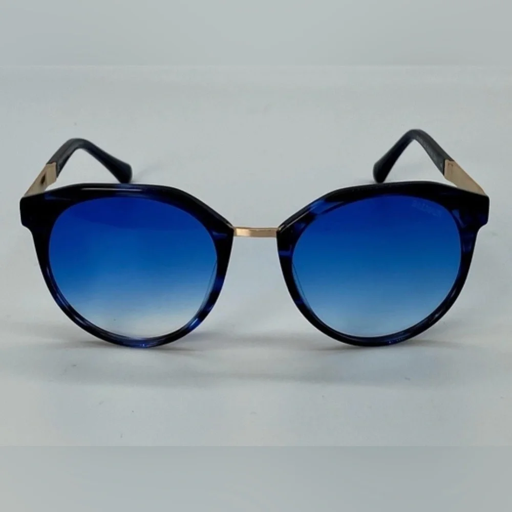 Balmain BL2523 Polarized Sunglasses Blue Lens NWT Original Packaging